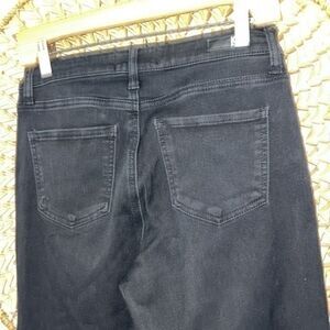 Kut from the Kloth Donna high rise ankle skinny black jeans size 4